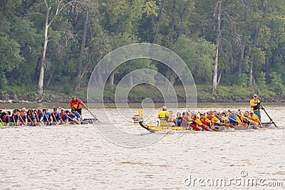 Dragon boat race Editorial Stock Photo